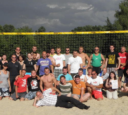 1. Platz beim Feuerwehr-Beachcup der Stadt Mittenwalde 2011