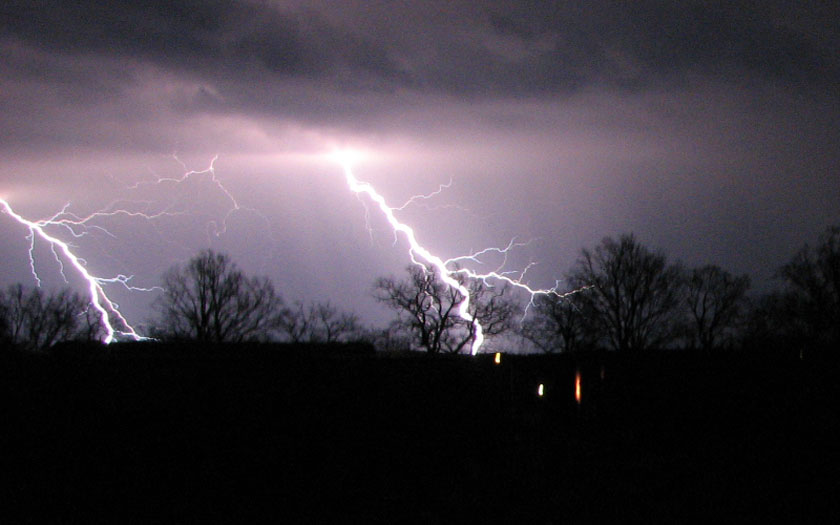 Gewitter über Gallun