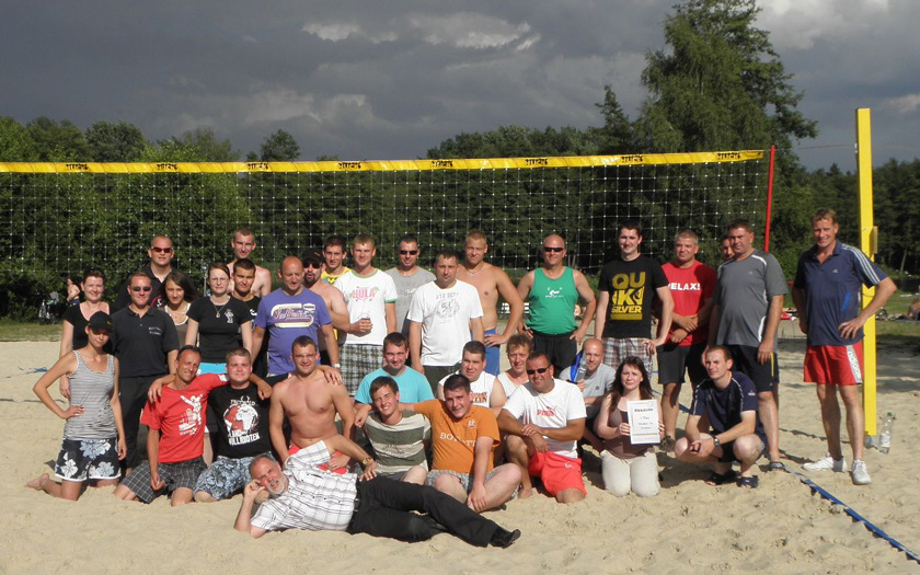 Gruppenfoto aller Teilnehmer mit dem Bürgermeister Uwe Pfeiffer