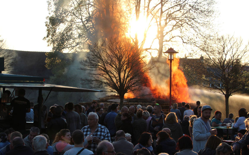 Foto von unserem Osterfeuer