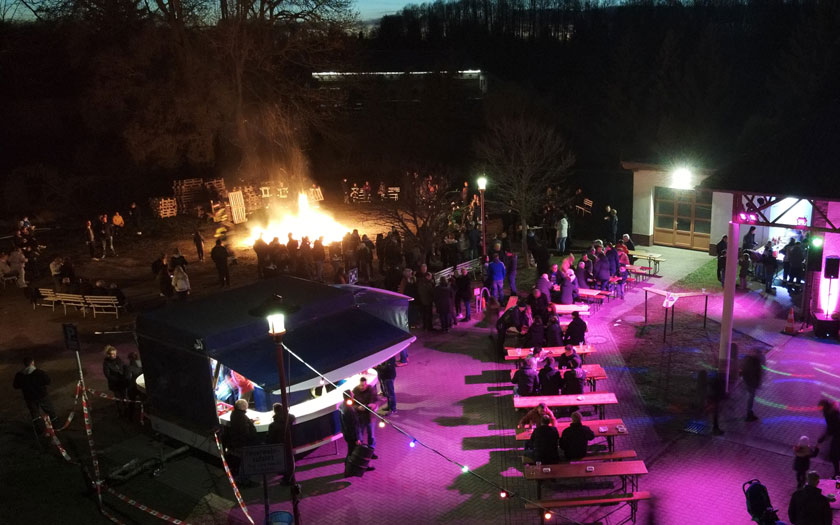 Foto von unserem Osterfeuer